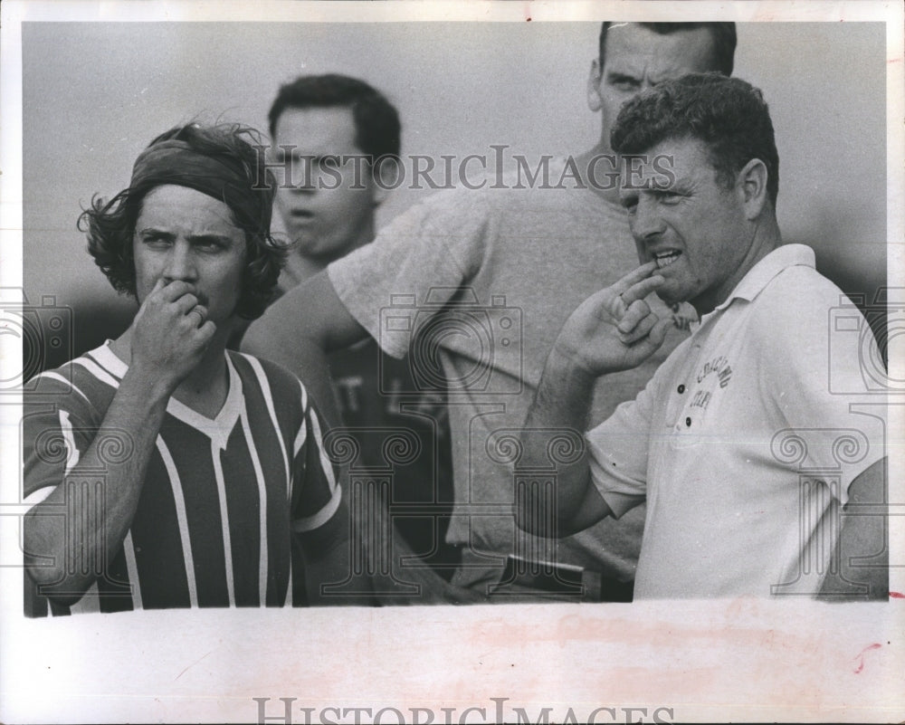 1979 Press Photo Tom Hayes Soccer Coach College - RSH08857 - Historic Images