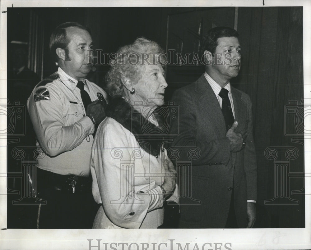 1978 Press Photo Crime Prevention Citizen of the Year Mrs Macimber - RSH08873 - Historic Images