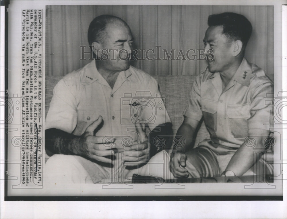 1965 Press Photo U.S and Vietnam General Confern. - RSH08951 - Historic Images