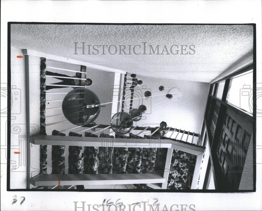 1975 Press Photo Mrs James Devito&#39;s Home - RSH09043 - Historic Images