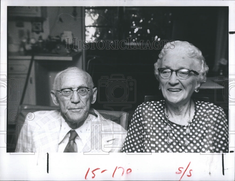 1979 Press Photo Mr & Mrs James  DeWeese Celebrate 60'th Wedding Annivereesary - Historic Images