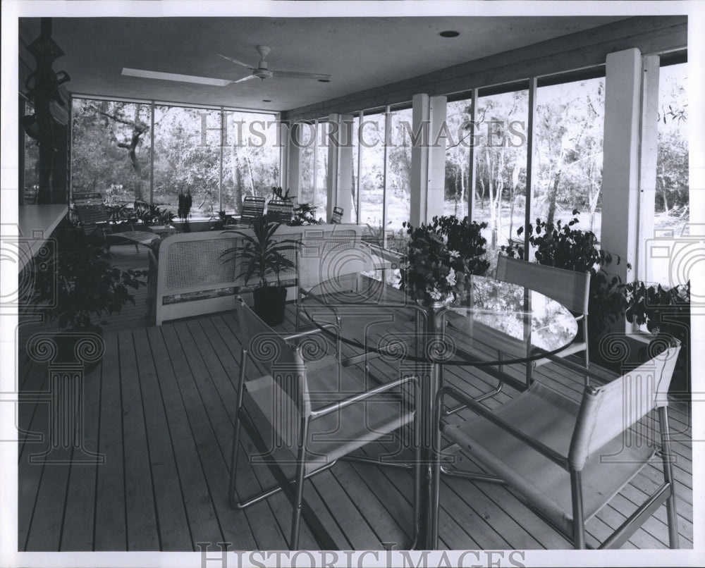 1981 Press Photo David Carter&#39;s Lake Tarpon Home - Historic Images