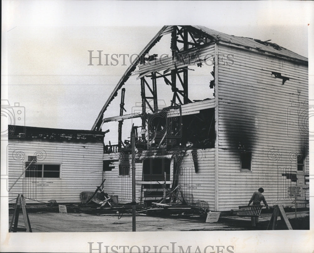 1979 Press Photo University of South Florida Fire - Historic Images