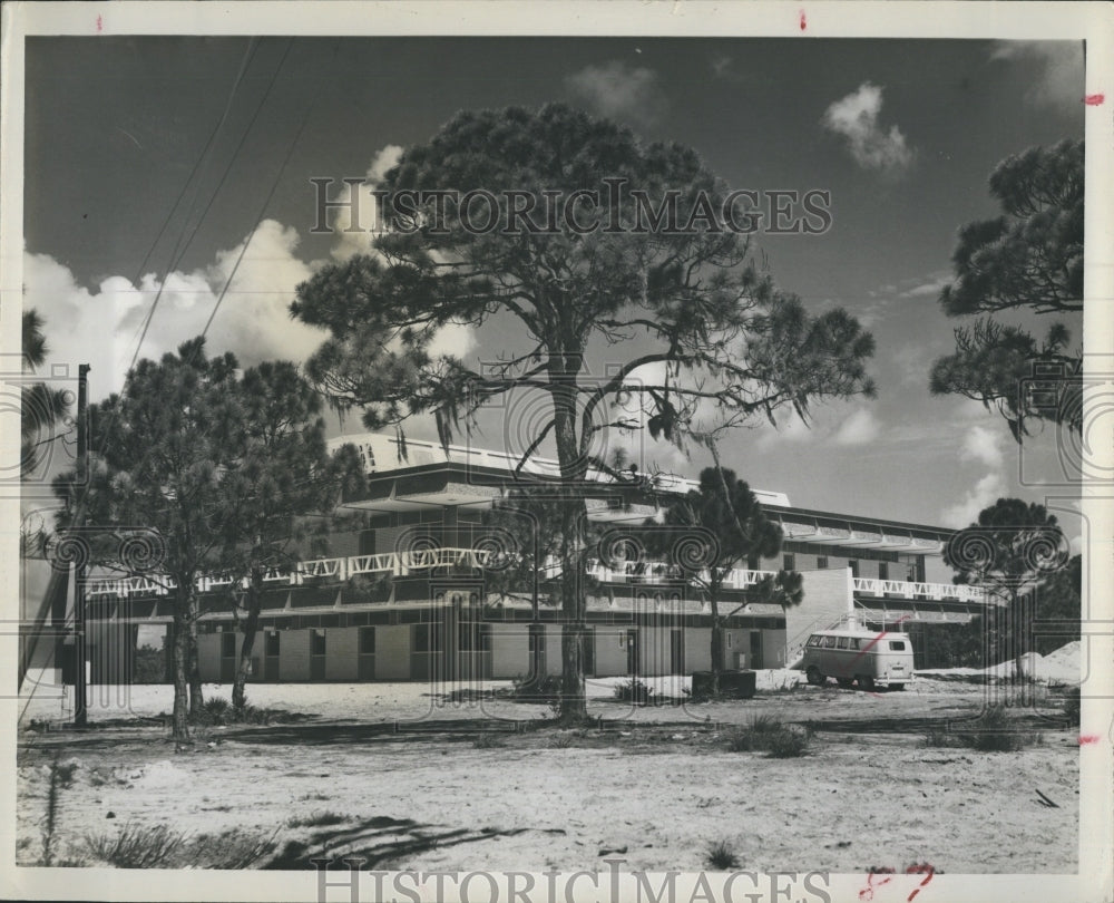 1965 Press Photo Florida Presbyterian College Humanities Building F. Page - Historic Images