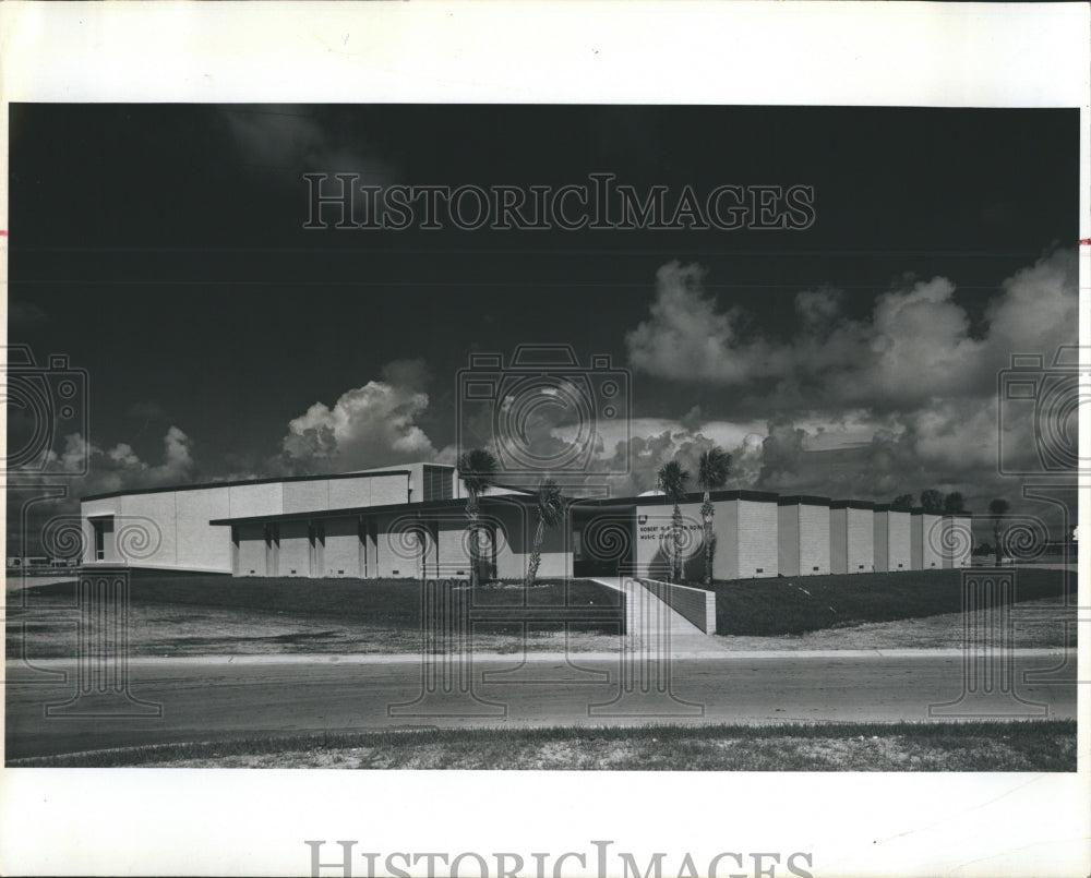 1966 Press Photo Florida Presbyterian College Music Building Eckerd - Historic Images
