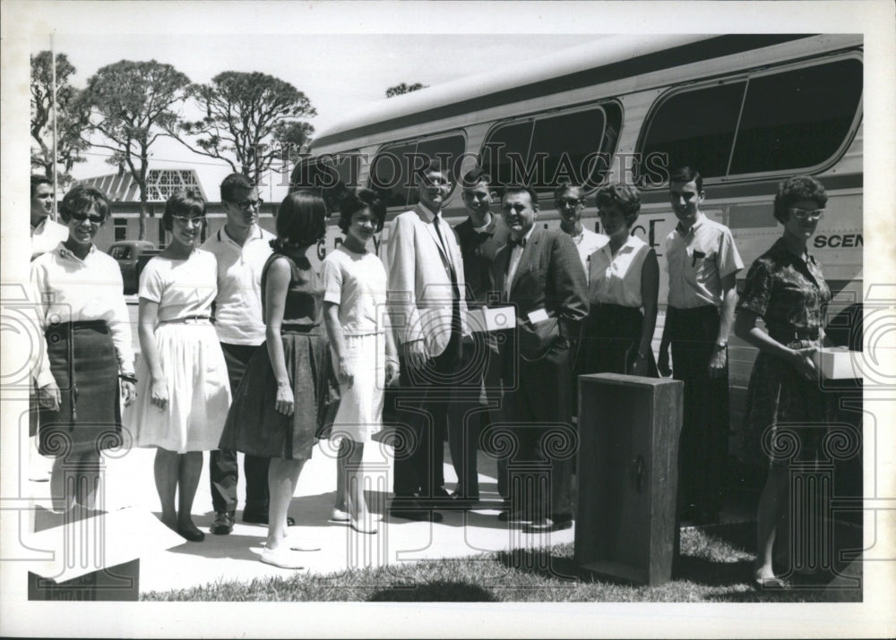 1964 Press Photo Florida Presbyterian College Music Choir Eckerd - Historic Images