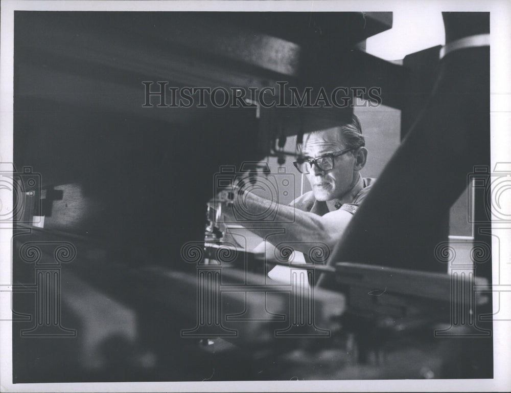 1969 Press Photo Florida Presbyterian College Organ John Lock - RSH09341 - Historic Images