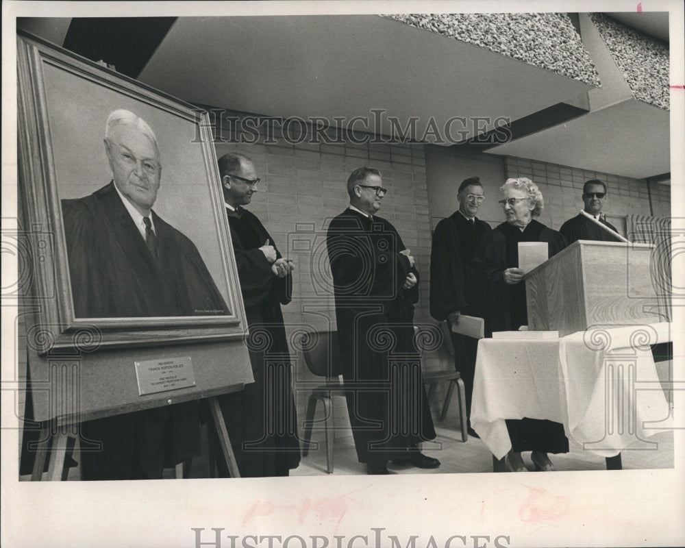 1965 Press Photo Florida Presbyterian College dedicates West building - Historic Images