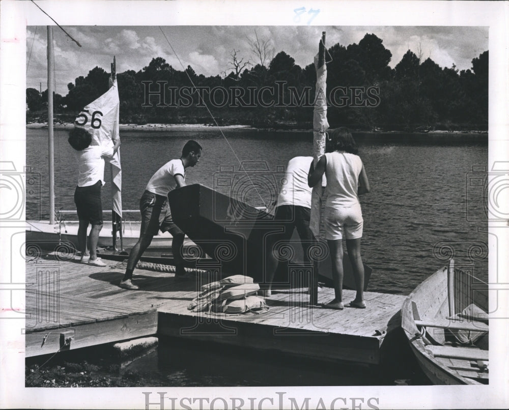 1964 Press Photo Florida Presbyterian College Sailing Club. - RSH09383 - Historic Images