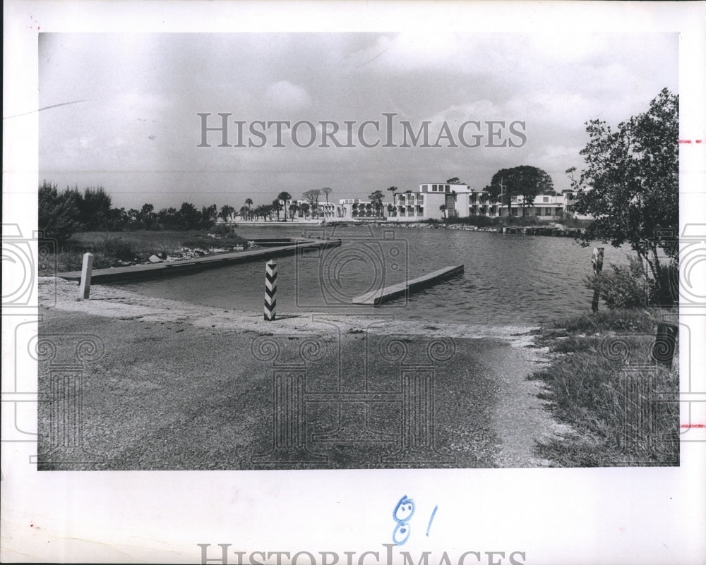 1964 Press Photo Boat Ramp of Florida Presbyterian College. - RSH09387 - Historic Images