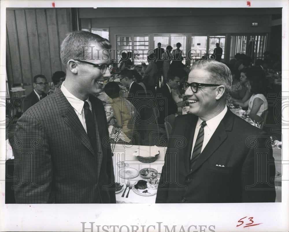 1964 Press Photo Dick Huss elected President of Florida Presbyterian College - Historic Images