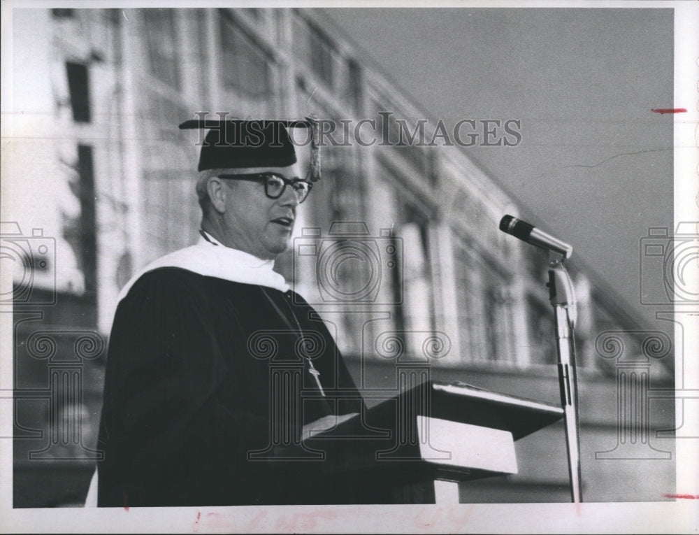 1968 Press Photo Florida Presbyterian College Graduation - Historic Images