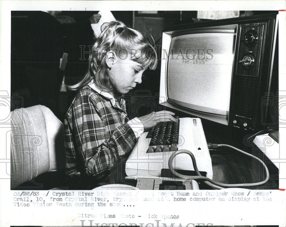 1983 Press Photo Rotary Club holds Home and Outdoor Show in Crystal River - Historic Images