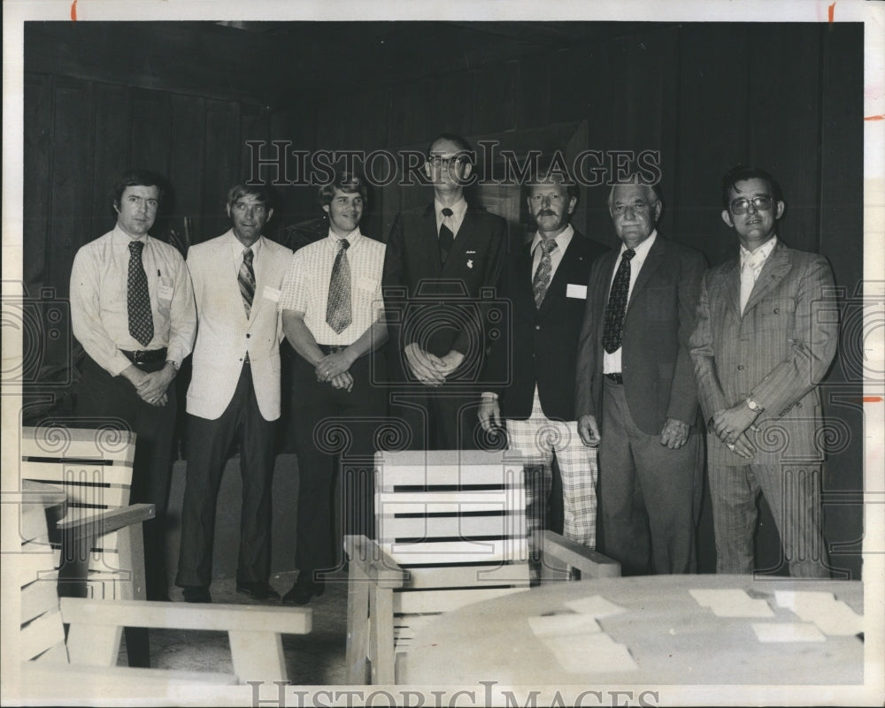 1973 Press Photo Members of the newly formed Rotary Club - RSH09573 - Historic Images