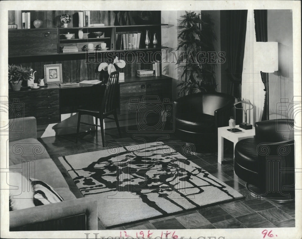 1973 Press Photo Sundance Rug. - Historic Images