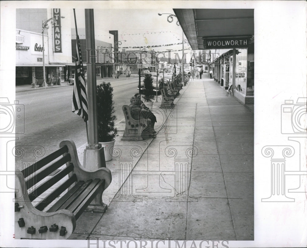 1963 Press Photo Empty Clearwater streets - RSH09747 - Historic Images