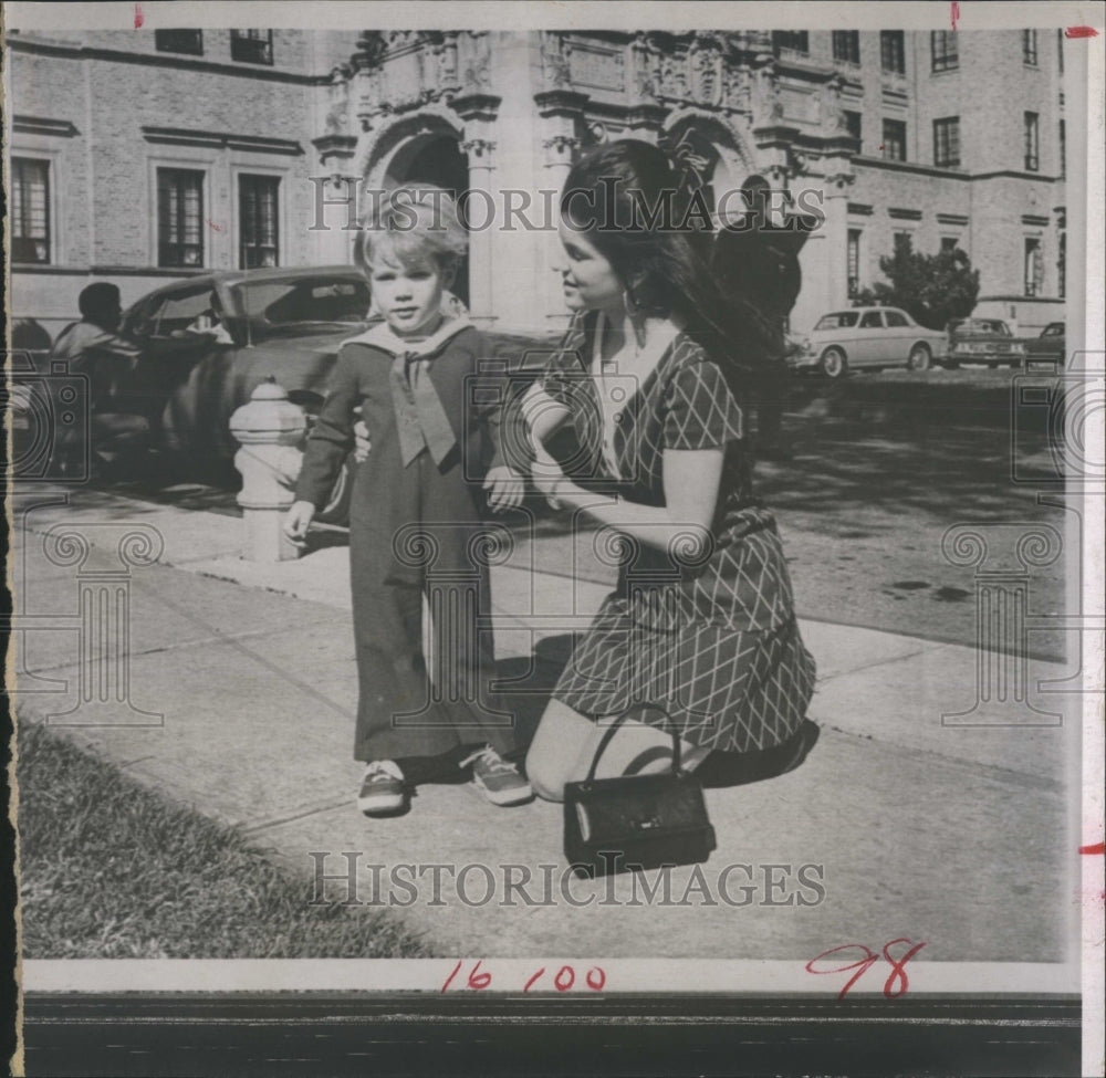 1970 Press Photo Luci Johnson Nugent daughter President Johnson son - Historic Images