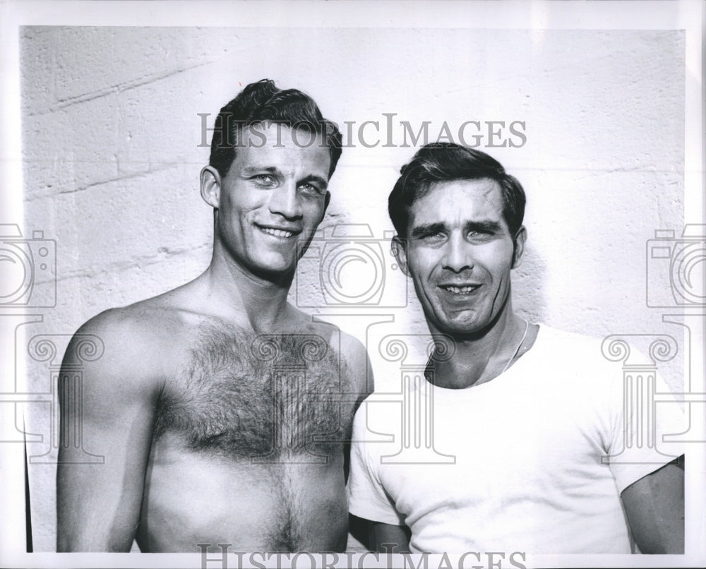 1960 Press Photo The defending doubles Tittle. - RSH10271 - Historic Images