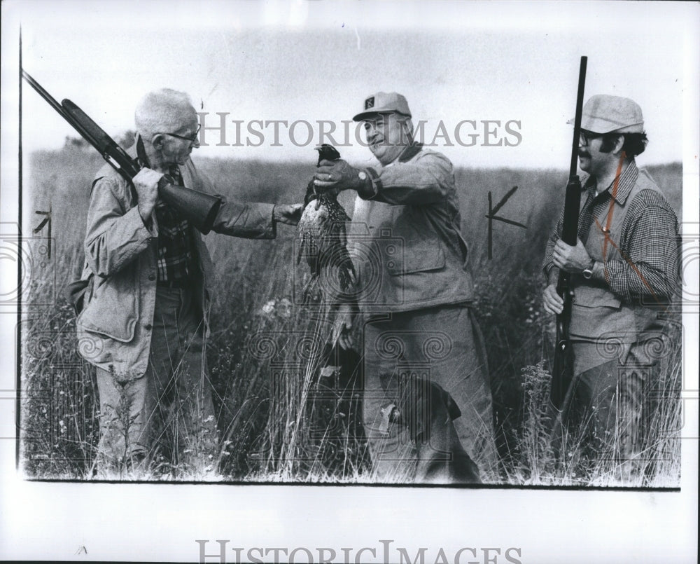 1978 Press Photo Pheasant Hunting - Historic Images