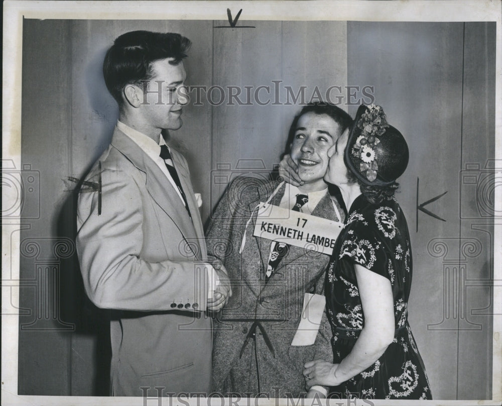 1950 Press Photo Spelling Champion Kenneth Lambe - RSH10517 - Historic Images