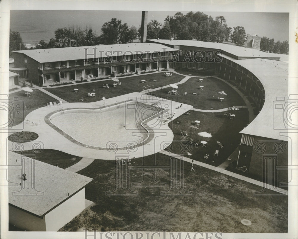 Press Photo Oklahoma State Owned Resort Hotel Western Hills Guest Ranch Building - Historic Images