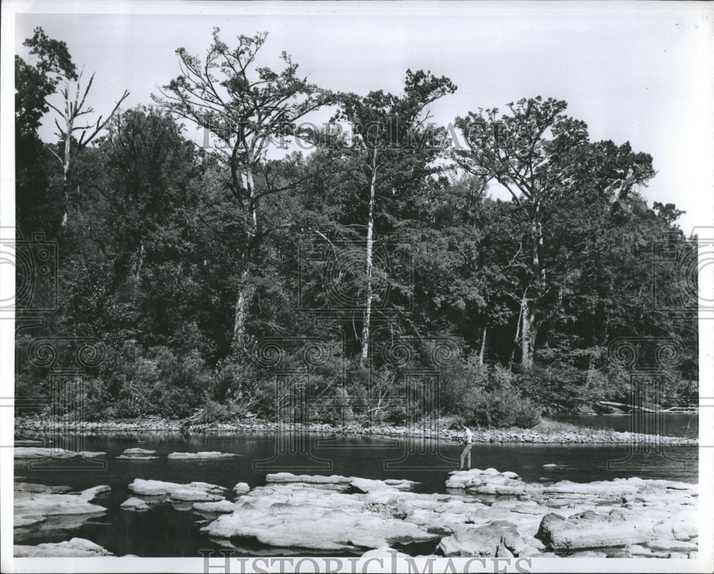 1963 Press Photo Beavers Bend State Park near Broken Bow, Oklahoma - Historic Images