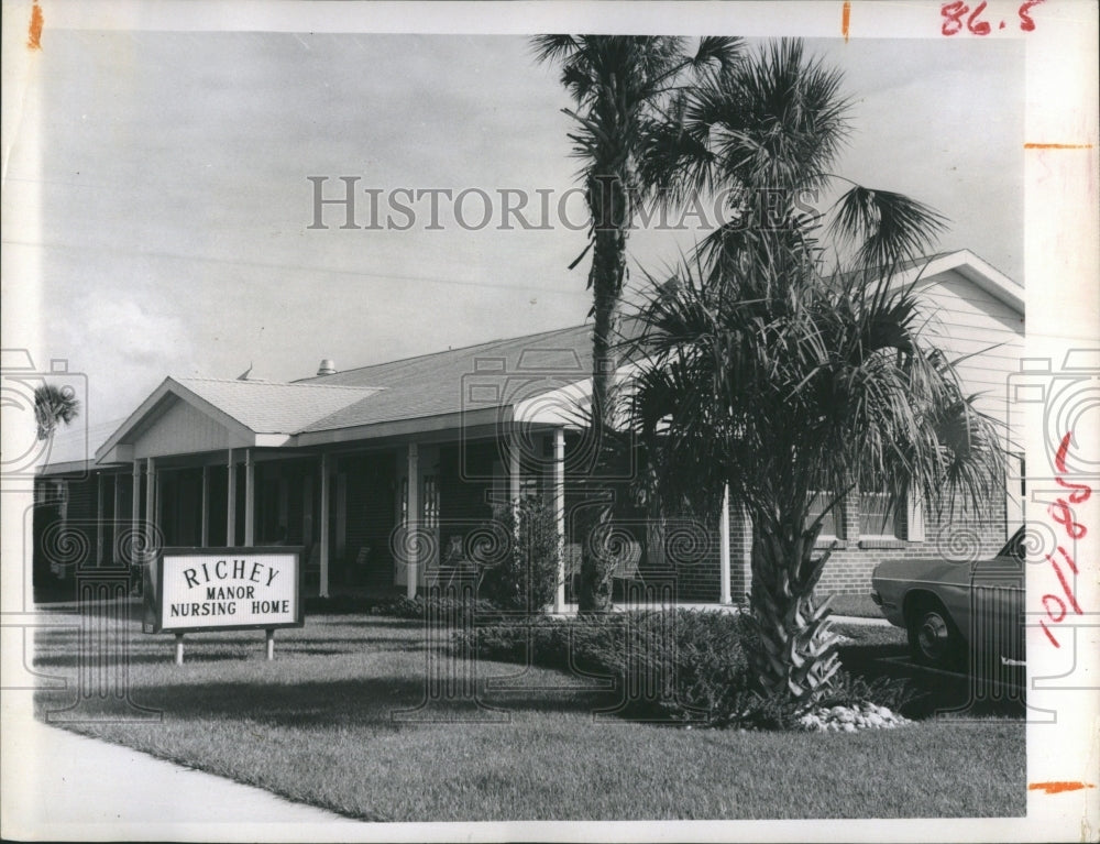 1970 Press Photo Richey Manor Nursing Home - Historic Images