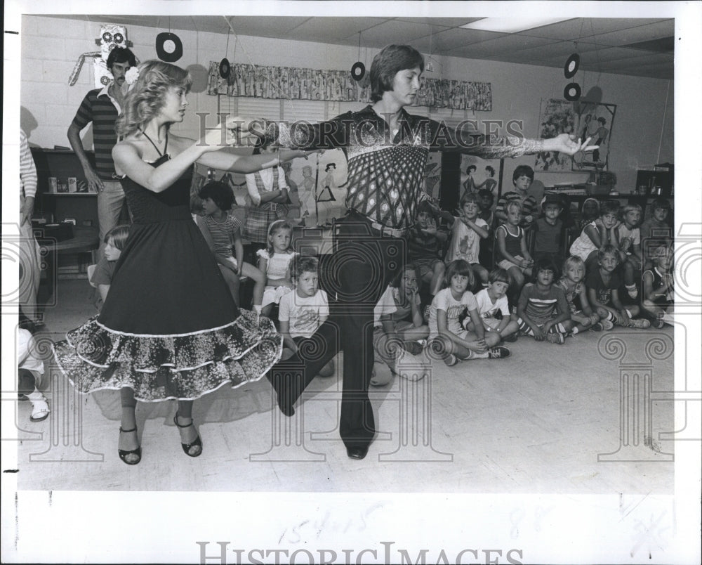 1978 Press Photo Bryan Hurlburt and Kathy Kelly in &quot;Got into&quot;. - Historic Images