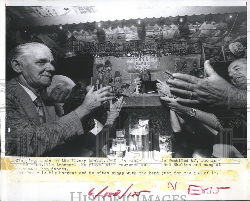 People having  fun at Charlie's Oasis Bar.-Historic Images