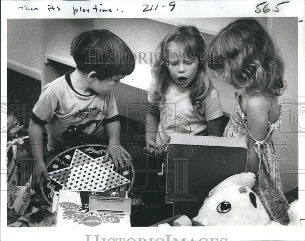 1978 Press Photo Children from New Port Richey&#39;s Kiddie Ranch to help move - Historic Images