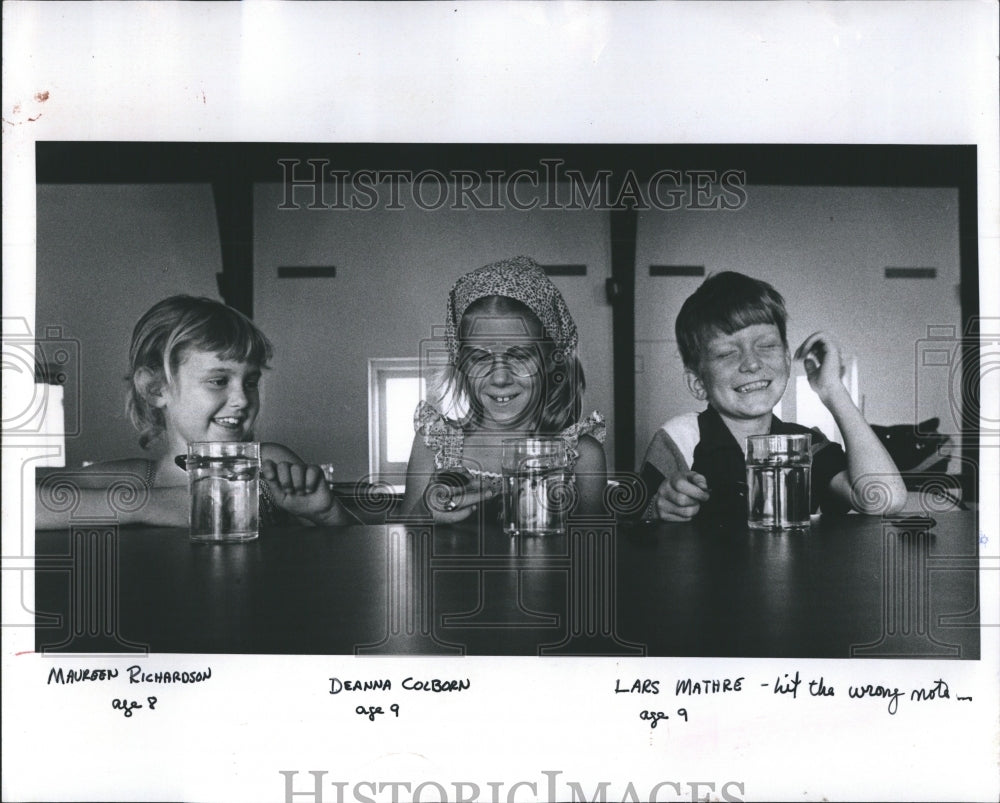 1981 Press Photo Choir camp for Kids at St. Thomas Episcopal Church - Historic Images