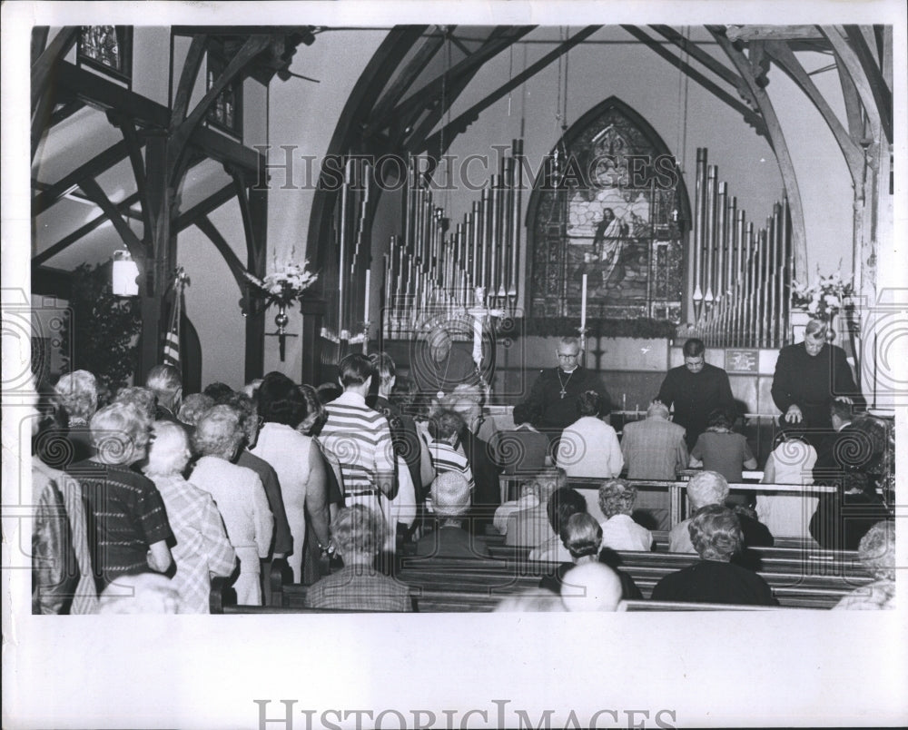 1971 Press Photo St. Peters Episcopal Church - Historic Images