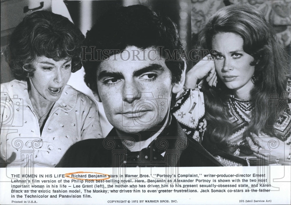 1972 Press Photo Richard Benjamin stars in &quot;Portnoy&#39;s Complaint.&quot; - RSH11131 - Historic Images