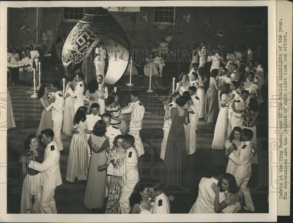 Press Photo Cadets at the Ring Dance. - RSH11217 - Historic Images