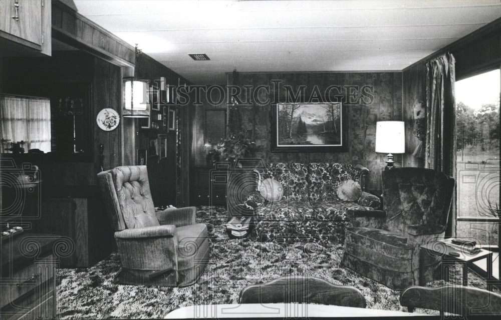 1979 Press Photo Picture Of Family Room Interior Design - RSH11669 - Historic Images