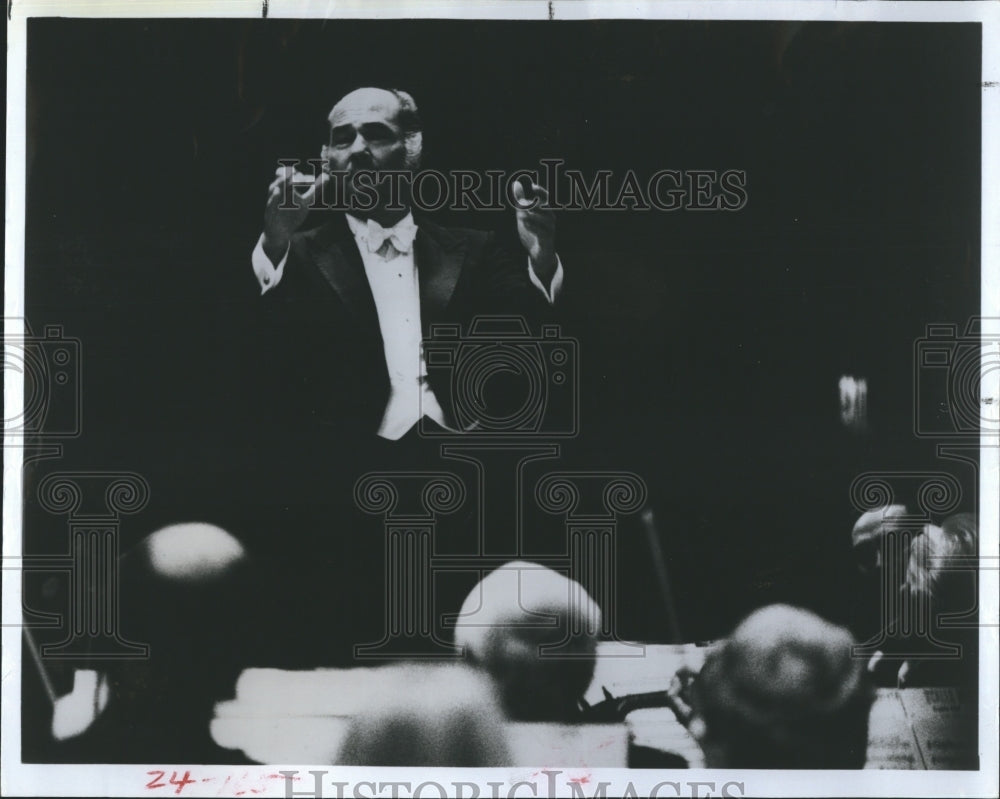 1981 Press Photo Irwin Hoffman directed the Florida Gulf Coast Symphony - Historic Images