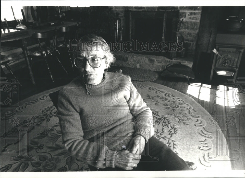 1987 Press Photo Dr. Elisabeth Kubler-Ross Psychiatrist Death - Historic Images