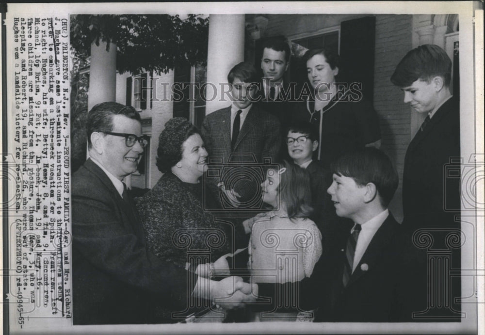 Press Photo Governor Richard Hughes Children - RSH11875 - Historic Images