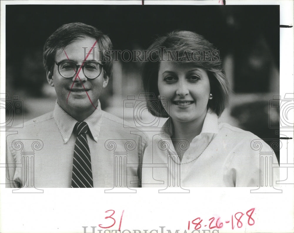 1986 Press Photo Suzanne Huffman fired from Channel 13 news - Historic Images