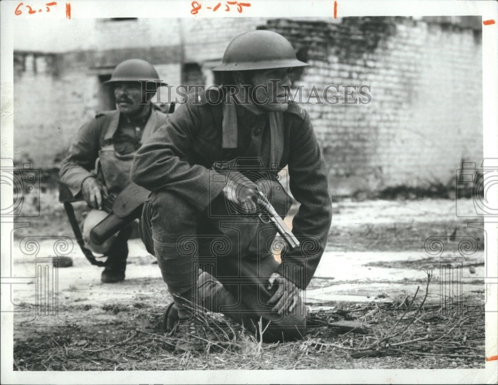 1974 Press Photo Actor David Huffman in "The Yanks Are Coming" - RSH11943 - Historic Images