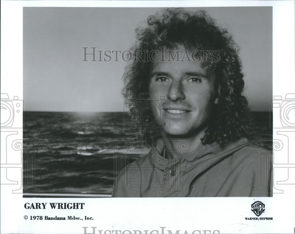 1978 Press Photo Gary Wright Pop Music Musician For Warner Bros. Records - Historic Images