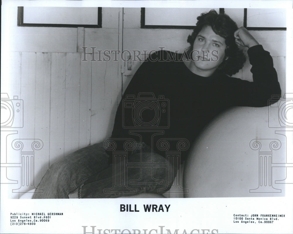 1979 Press Photo Bill Wray Musician And Composer Publicity By Michael Gershman - Historic Images