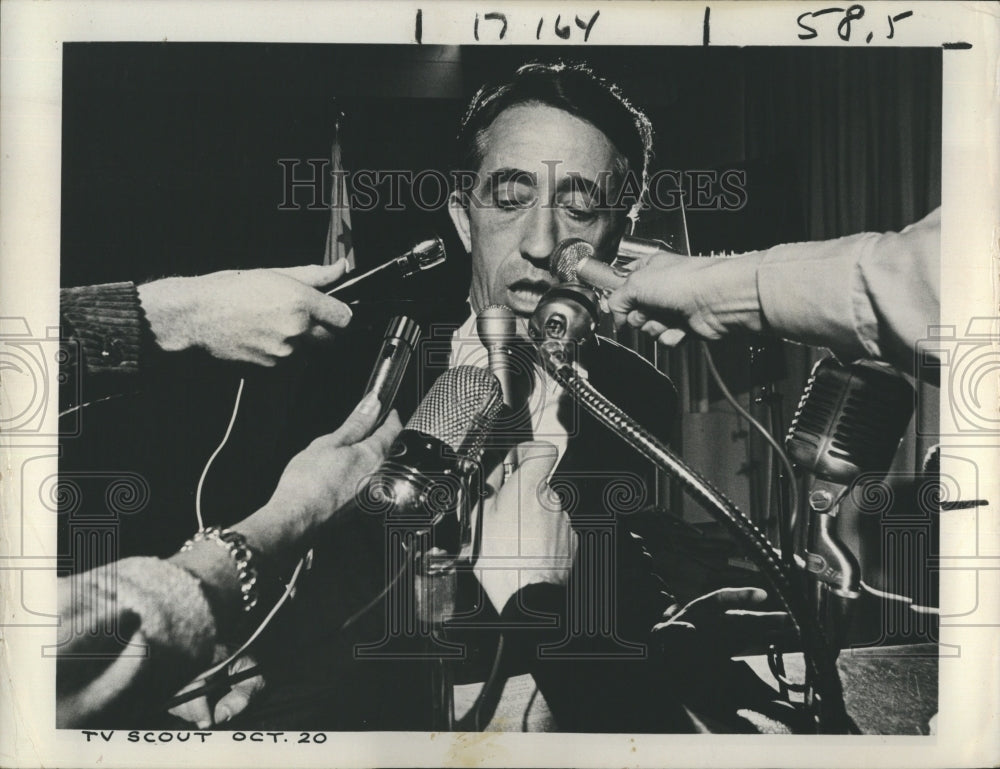 1968 Press Photo Pat Paulsen for president - RSH12727 - Historic Images