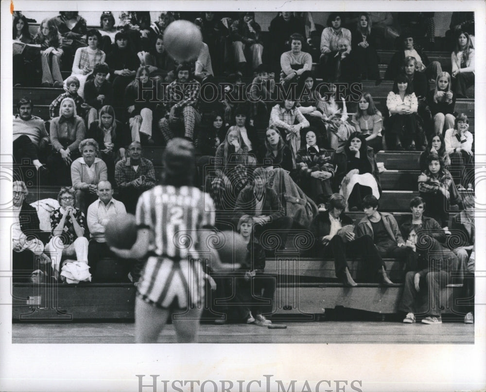 1974 Press Photo All  American Redheads, basketball - Historic Images