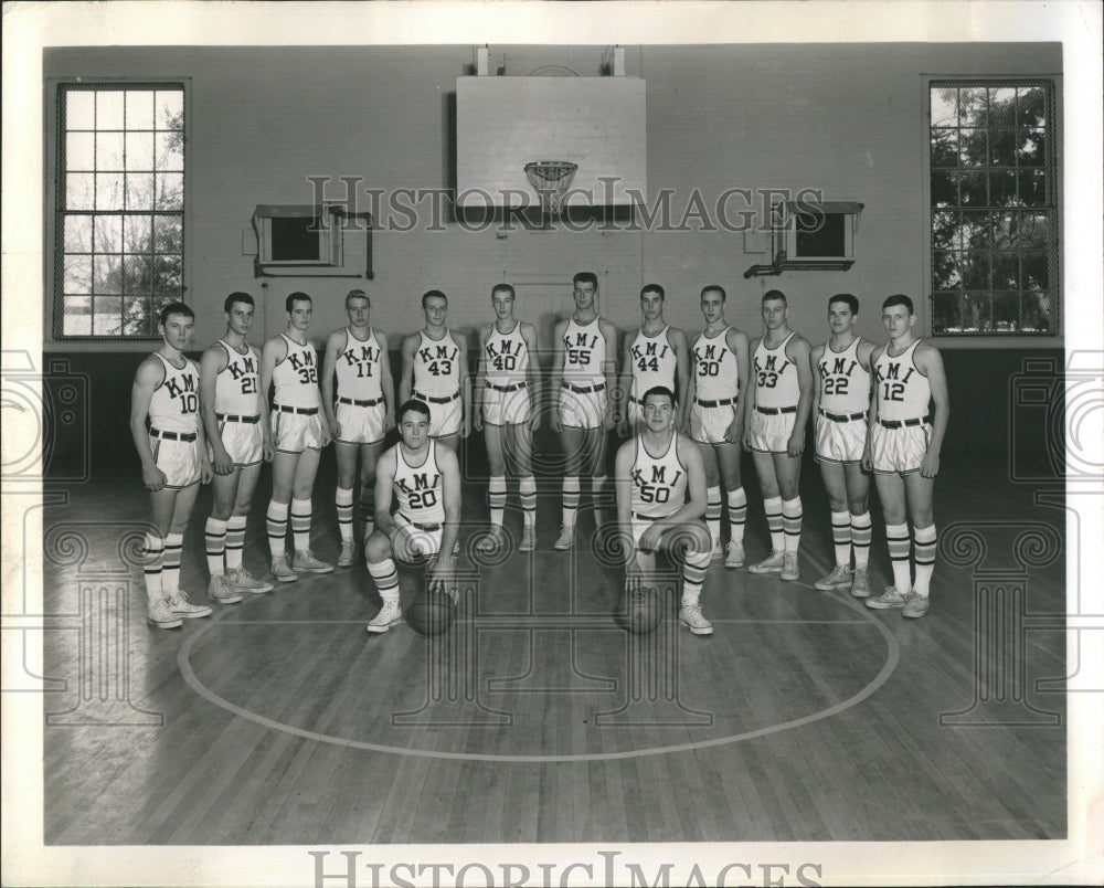 1961 Press Photo Kentucky Military Institute #20 Dave Johnson - Historic Images