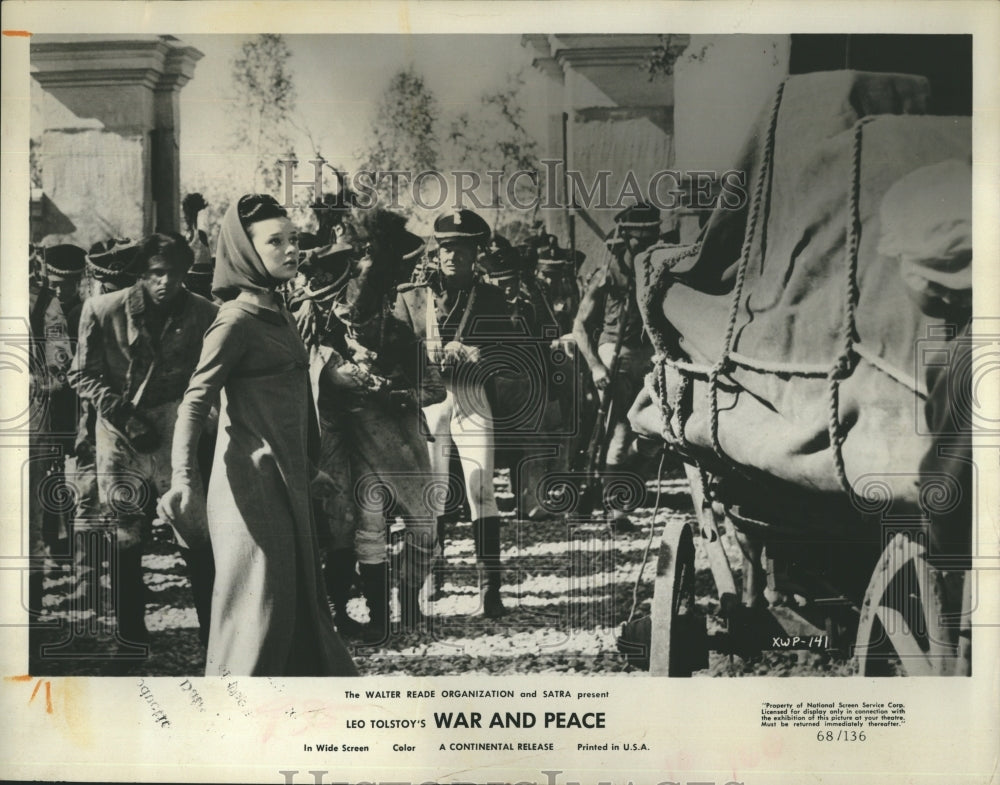 1969 Press Photo Ludmila Savelyeva as Natasha in &quot;War and Peace&quot; - RSH12877 - Historic Images