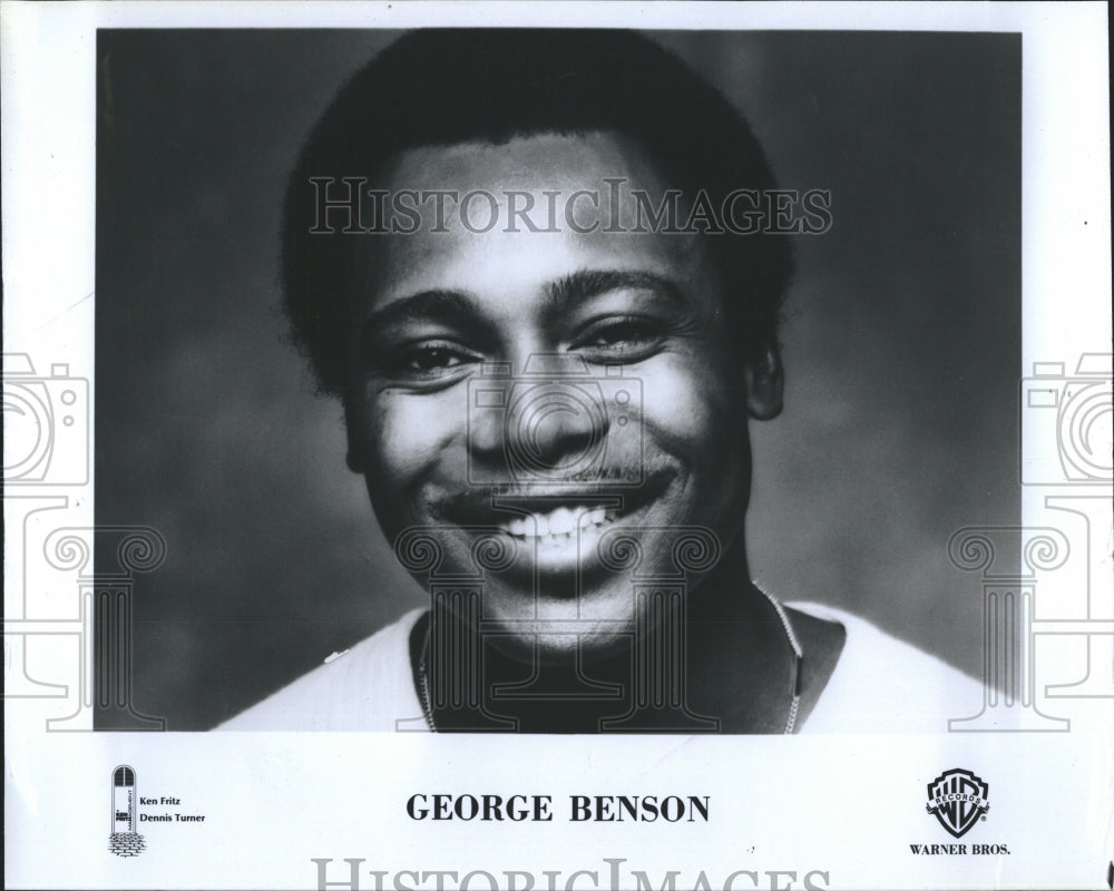 Press Photo George Benson entertainer - Historic Images