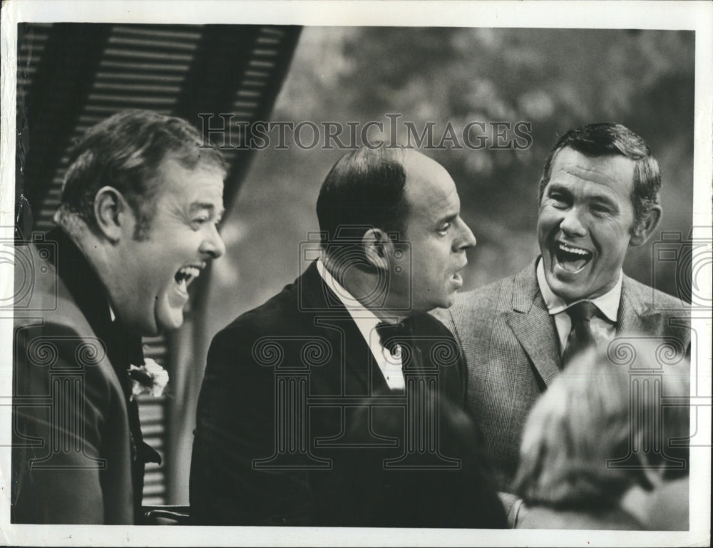 1968 Press Photo Don Rickles Pat McCormick Johnny Carson ABC Don Rickles Show - Historic Images