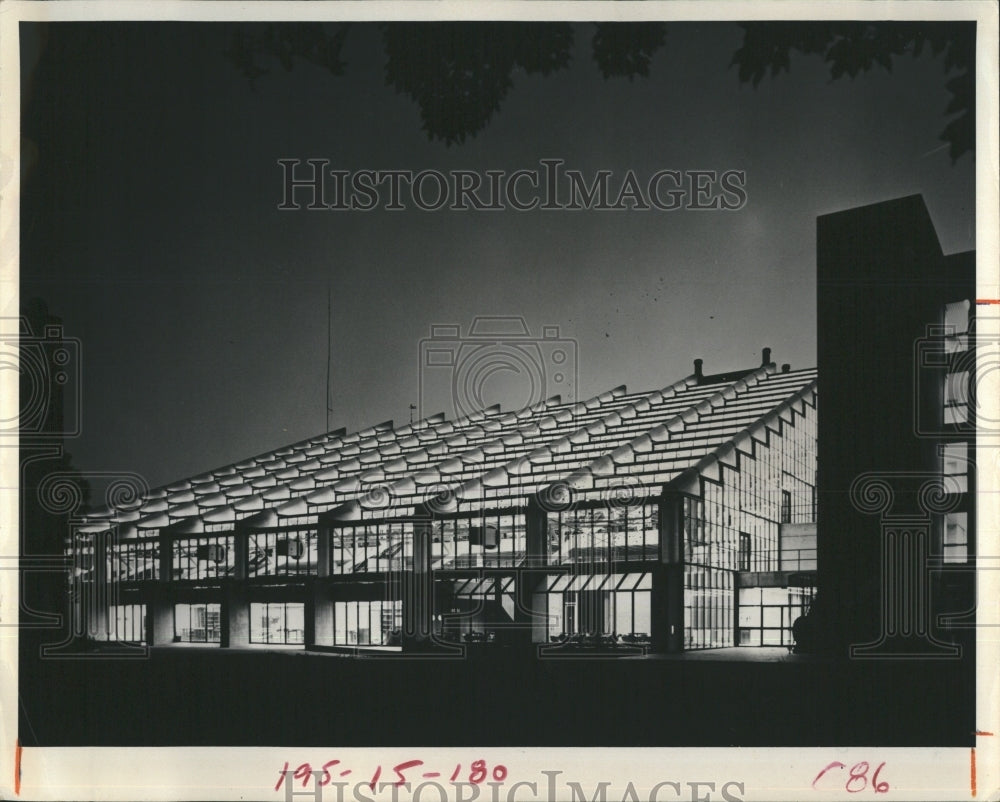 1972 Press Photo Grand Hall in Harvard University. - RSH13725 - Historic Images