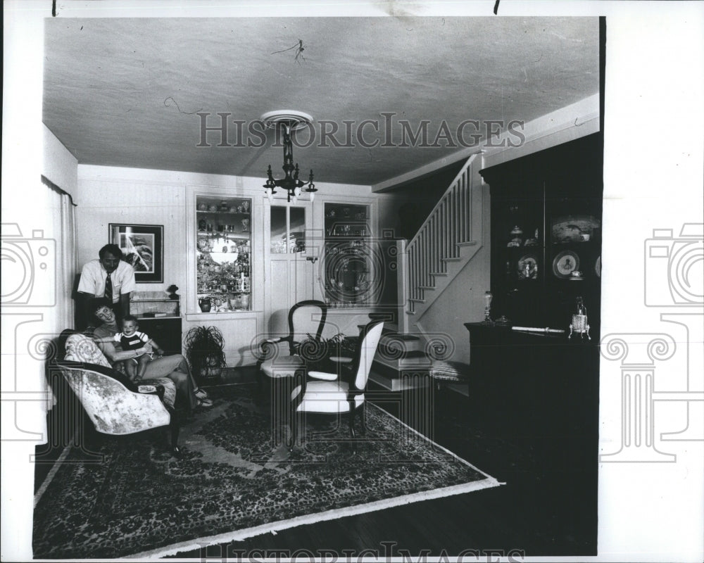 1982 Press Photo Clearwater Florida Interior Design William And Gail Ruggie - Historic Images